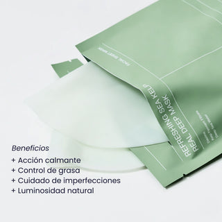 Mascarilla calmante de algas marinas