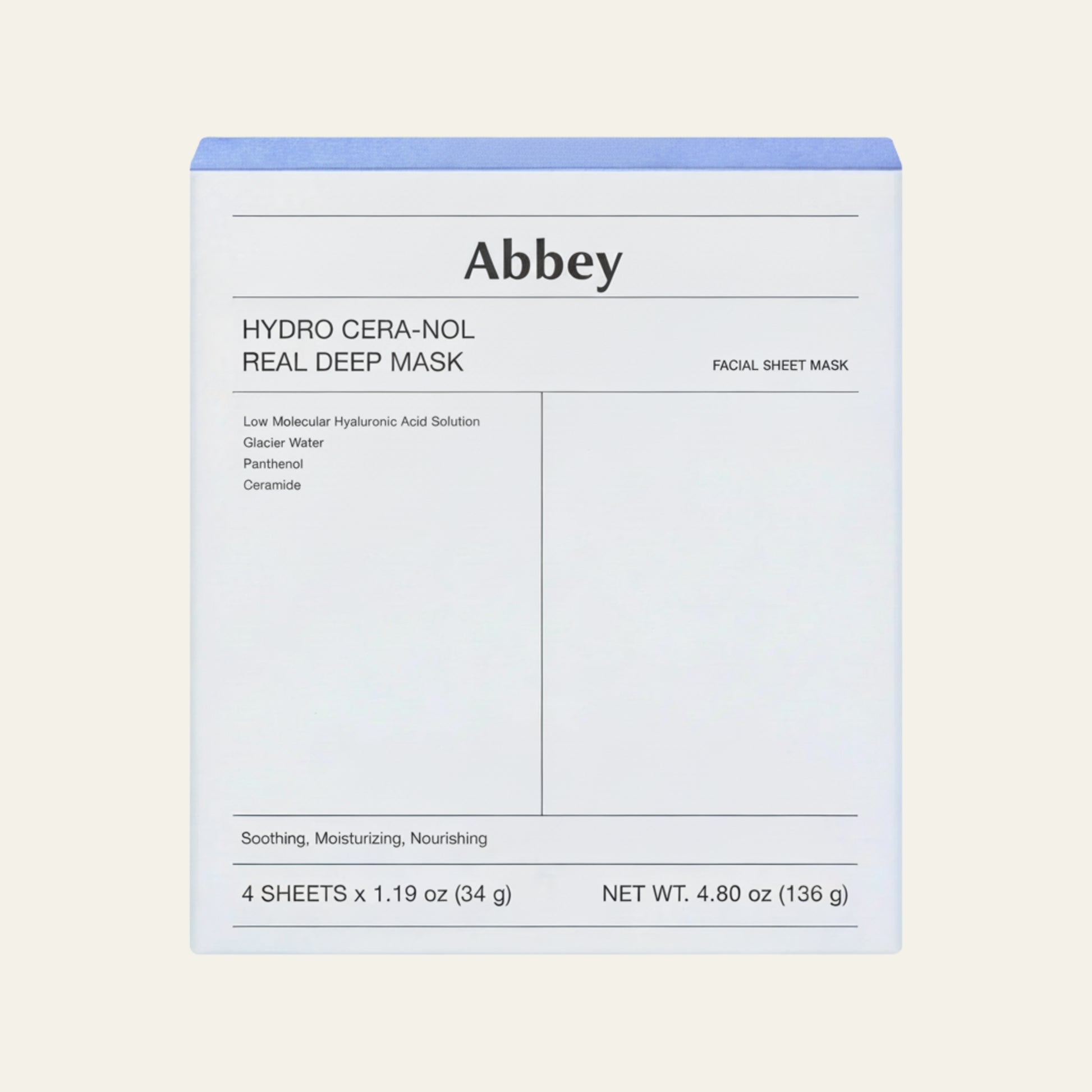 Mascarilla Hidratante con Cera-nol