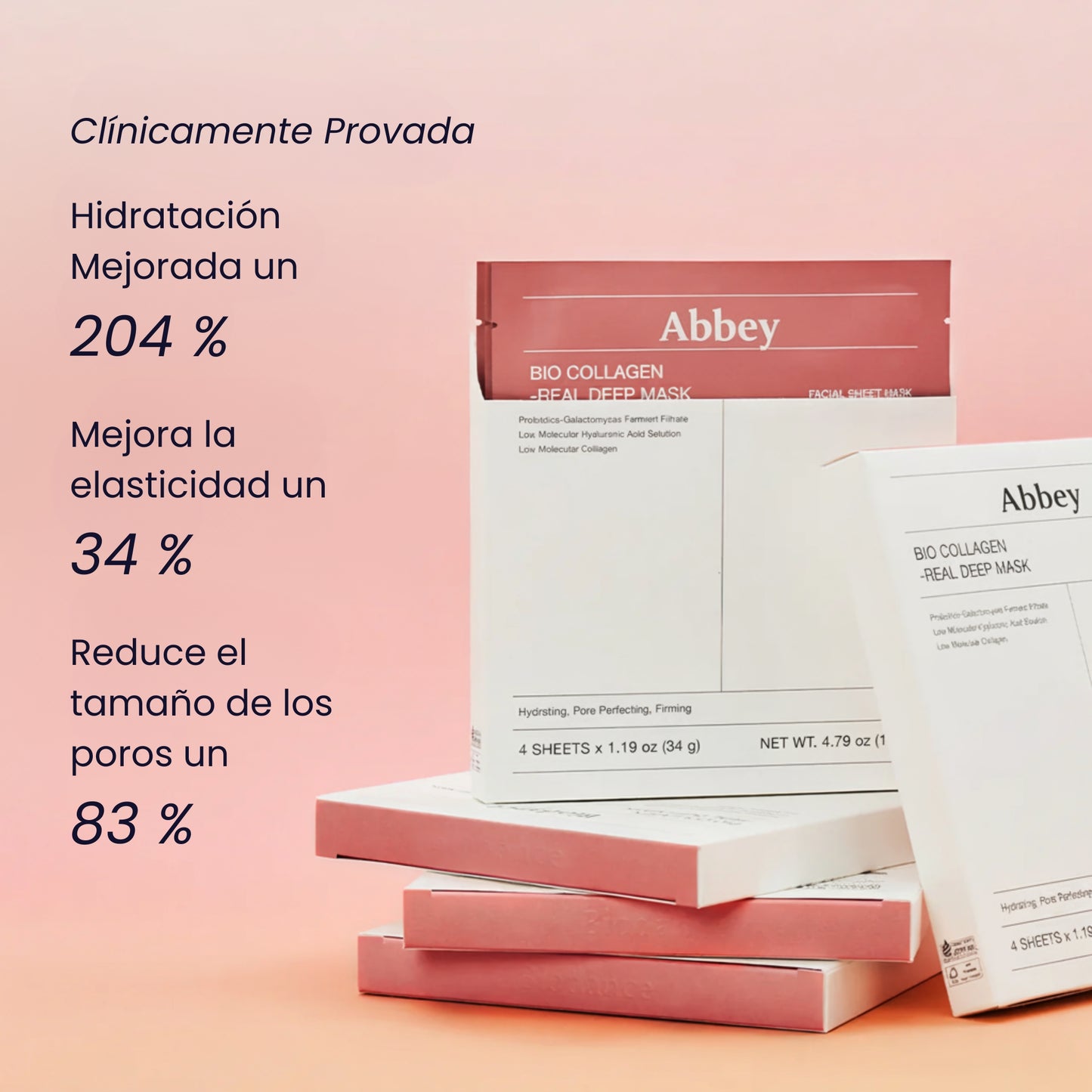 Mascarilla coreana de bio-colágeno