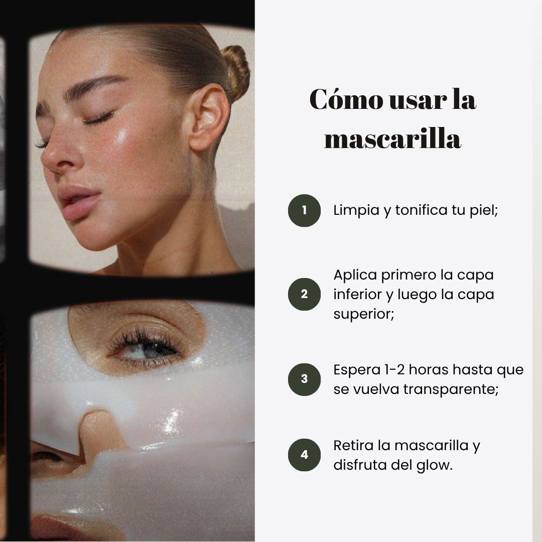 Mascarilla coreana de bio-colágeno