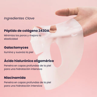 Mascarilla coreana de bio-colágeno